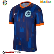 Moške Nogometnih dresov Nizozemska Gostujoči EP 2024 Kratki rokavi